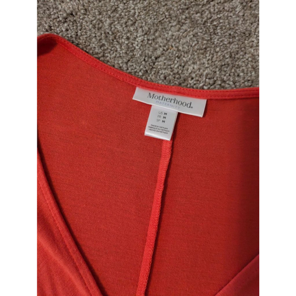 Women's Motherhood Maternity Dresses (set of 2), Red/Gray, Size M - Picture 3 of 5